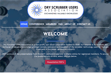 Tablet Screenshot of dryscrubberusers.org